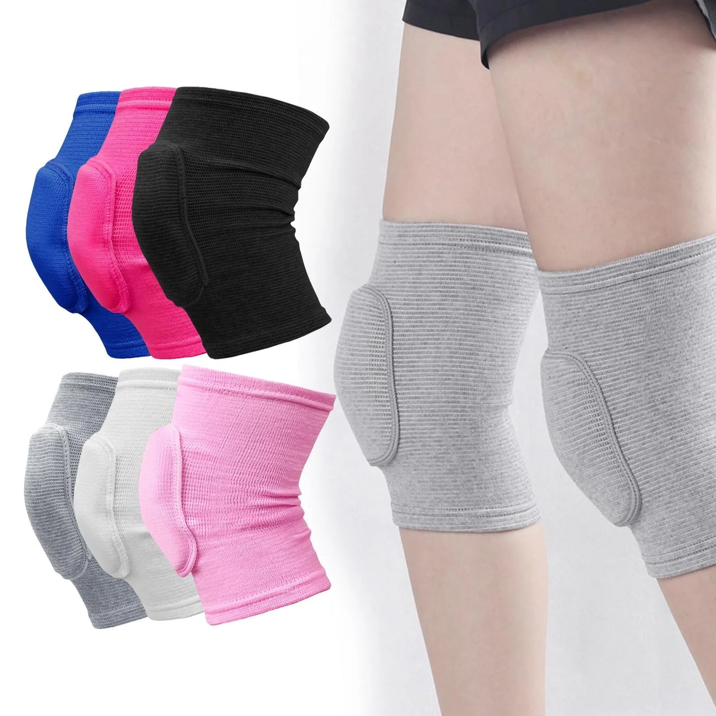 2pcs Sports Compression Knee Pads Elastic Knee Protector. Support Where You Need It
