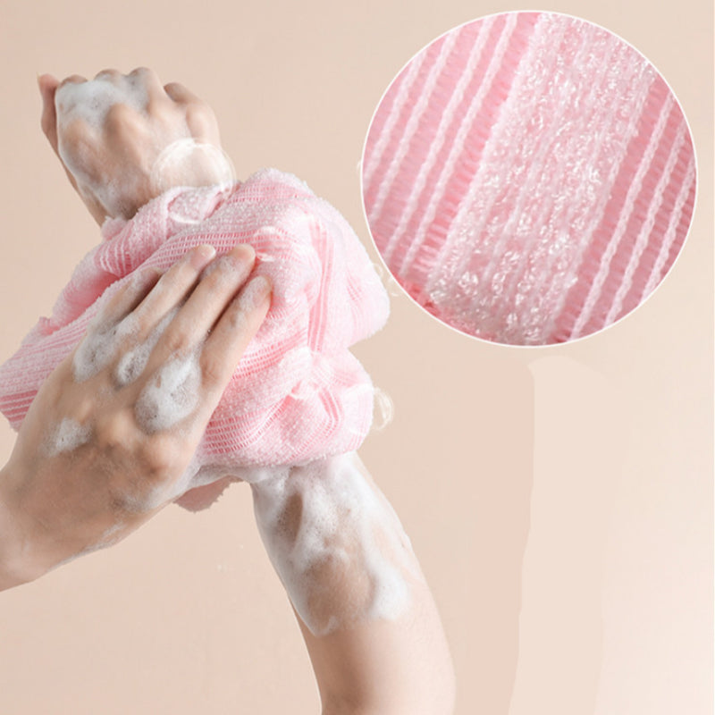Japanese Spa Quality Rubbing Washcloth Bath Nylon Towel Brush for Back Towels