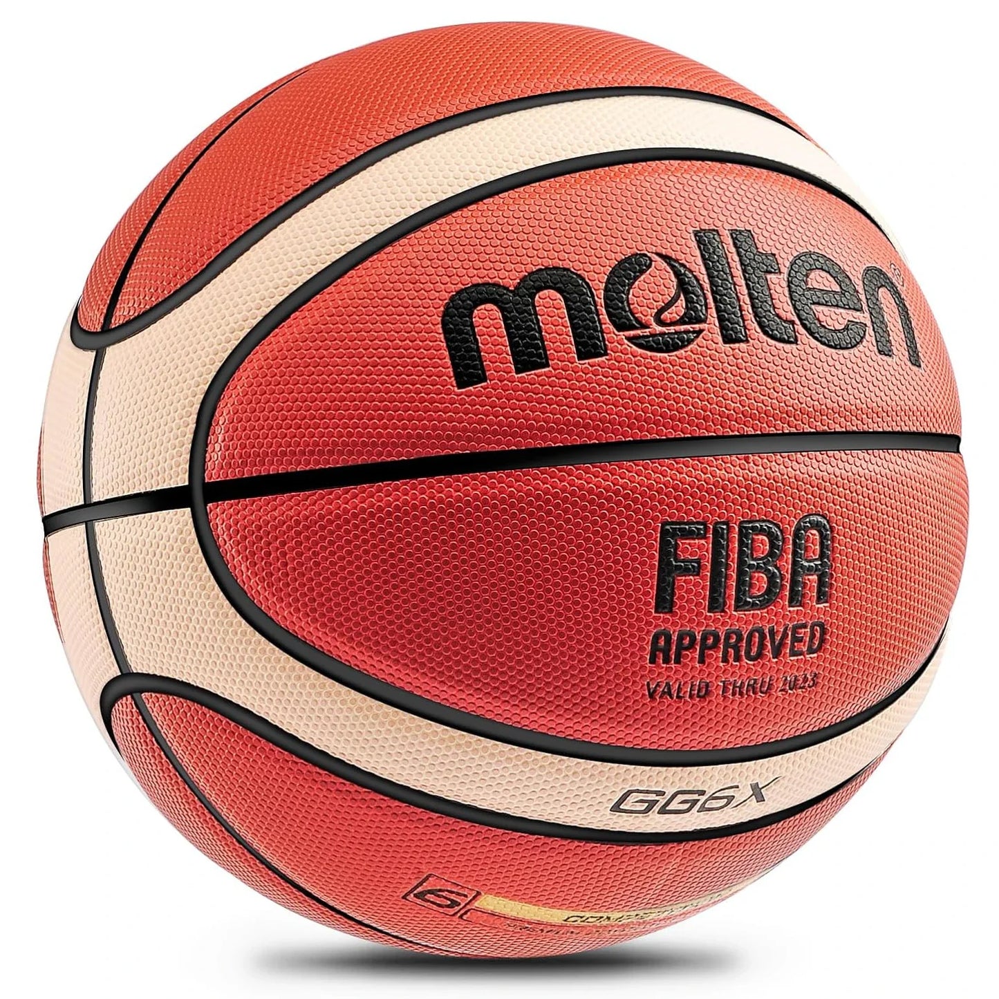 Molten PU Basketball Official Game Ball in Sizes 5, 6, and 7