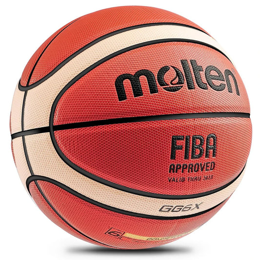 Molten PU Basketball Official Game Ball in Sizes 5, 6, and 7