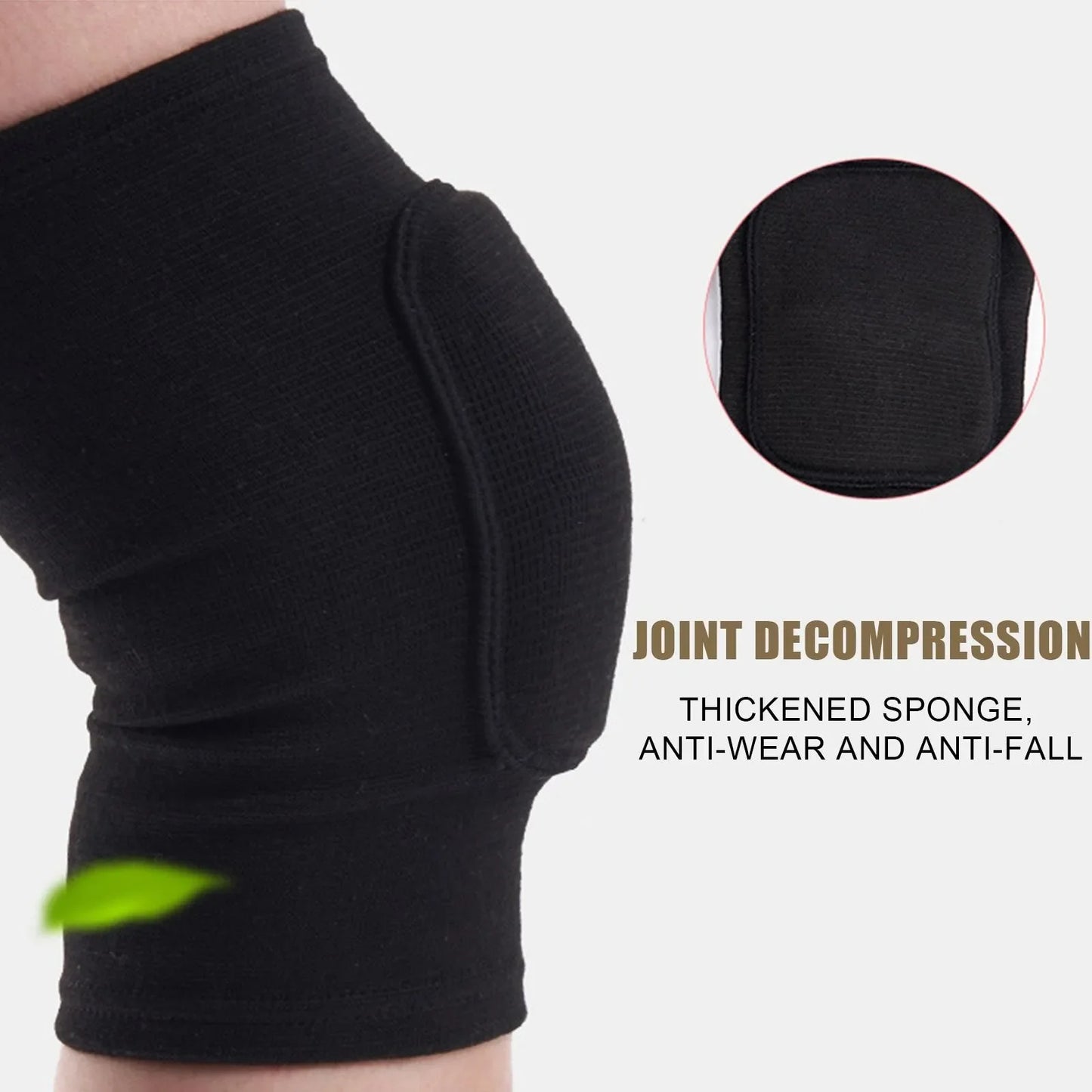 2pcs Sports Compression Knee Pads Elastic Knee Protector. Support Where You Need It