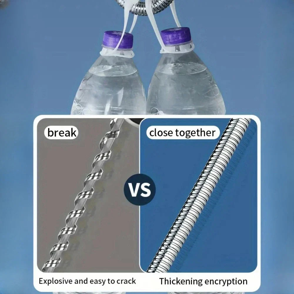 Shower Hose, Upgrade Stainless Steel Shower Tube, Tangle-Free Power & Flexibility