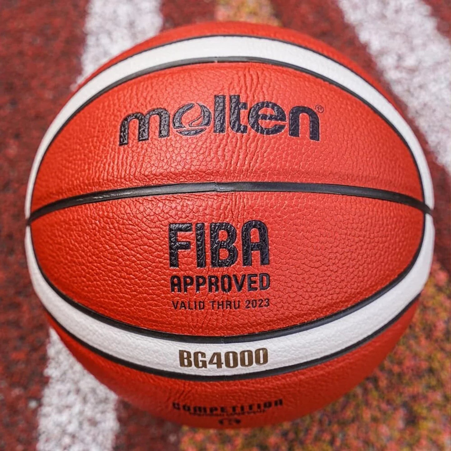 Molten PU Basketball Official Game Ball in Sizes 5, 6, and 7
