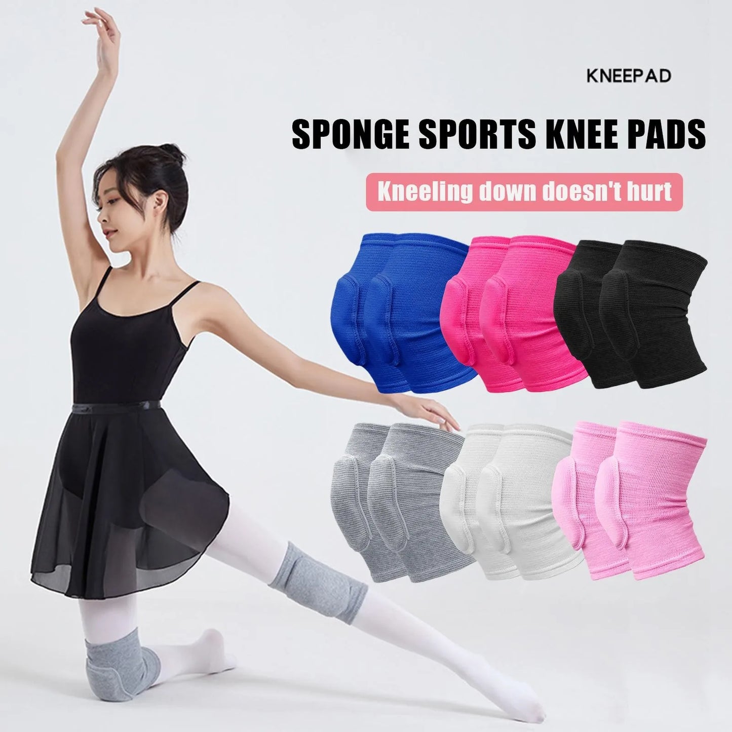 2pcs Sports Compression Knee Pads Elastic Knee Protector. Support Where You Need It