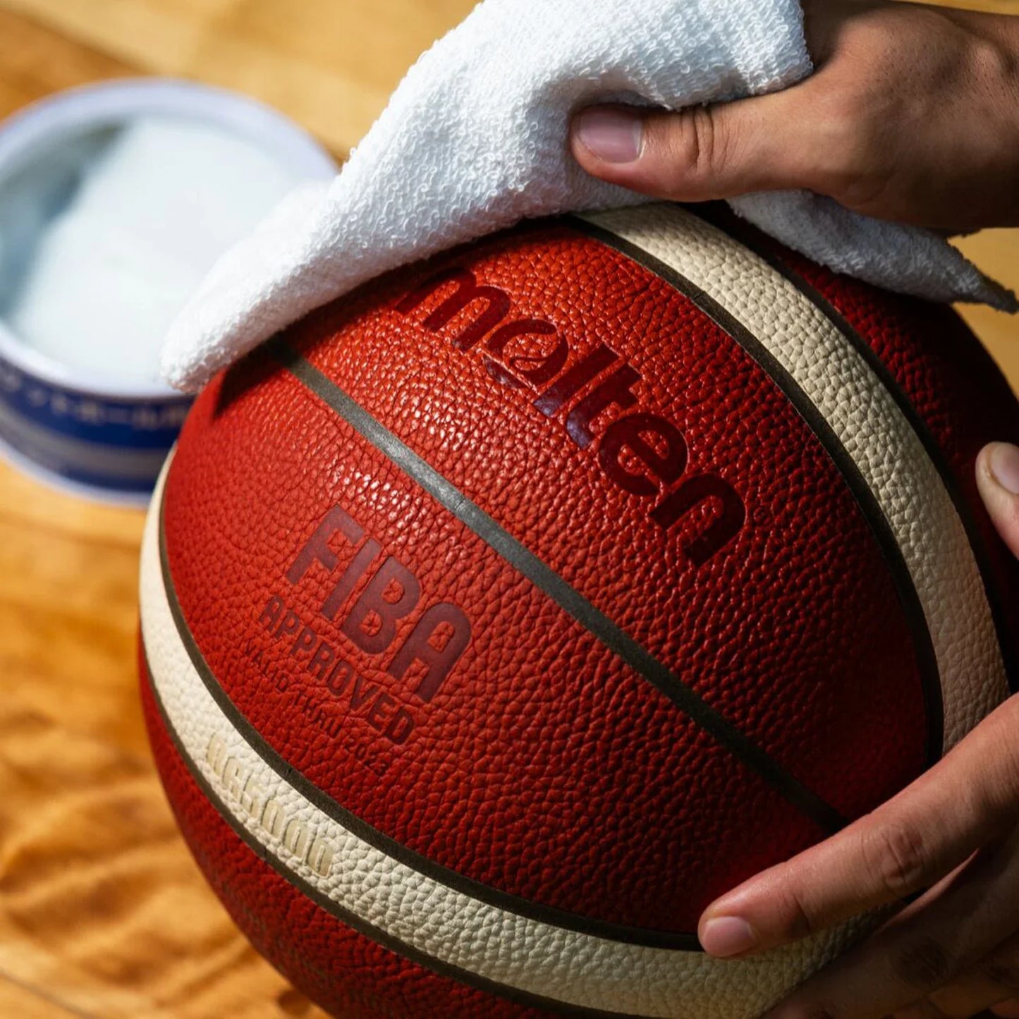 Molten PU Basketball Official Game Ball in Sizes 5, 6, and 7